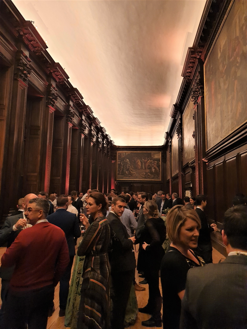 We held our exclusive networking dinner at a venue fit for a king - Hampton Court Palace! The Cartoon Gallery was a stunning location for canapes, but the venue only became more spectacular...